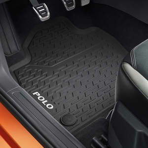 Polo 5: All-Weather Floor Mats - Front - Polo (2017>Present)