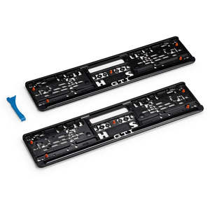 Lifestyle Accessories: Euro Number Plate Holder - GTI