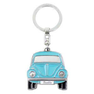 Keytags: VW Beetle Key Ring - Blue