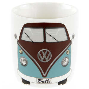 VW T1 Bus Coffee Mug - Blue/Brown