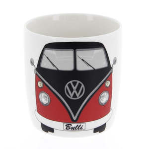 VW T1 Bus Coffee Mug - Red/Black