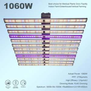 1060W Full Spectrum LED Grow Light - Antenna Bar Design