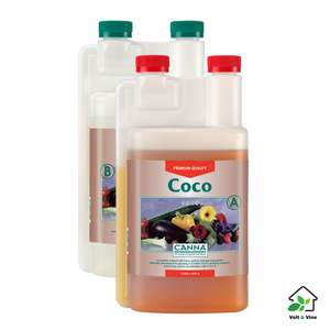 Nutrients Plant Food: CANNA Coco A&B - Complete Coco Nutrient Solution (2-Part)