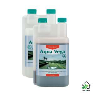 CANNA Aqua Vega A&B - Hydroponic Nutrient for Vegetative Growth