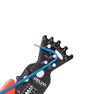 Delixi 5-in-1 Wire Stripping Pliers – Multi-Tool for Electricians