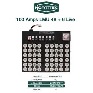 Hortitek LMU 48 - 24ON/24OFF 6 LIVE 100A 1PH TD