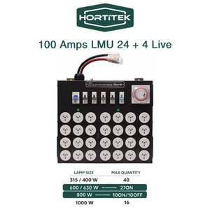 Hortitek LMU 24 - 12ON/12OFF 4 LIVE 100A 1PH