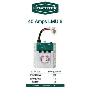 Grow Room Accessories: Hortitek LMU 6 - 40A 1PH