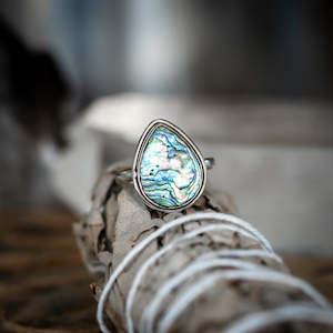 Paua Tear Ring
