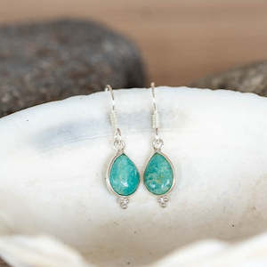 Dangle Amazonite Earrings