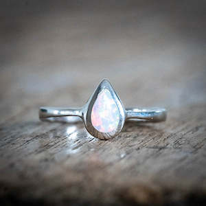 Opals: Opal Tear Ring