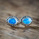 Blue Opal Studs