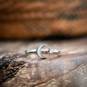 Pink Opal Celestial Ring