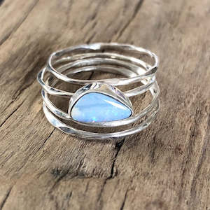 Opals: Ethiopian Opal Stacker Rings