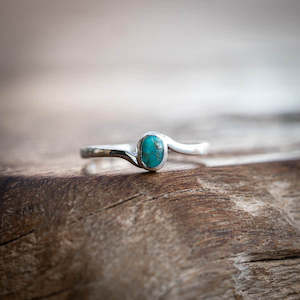 Curve Turquoise Ring