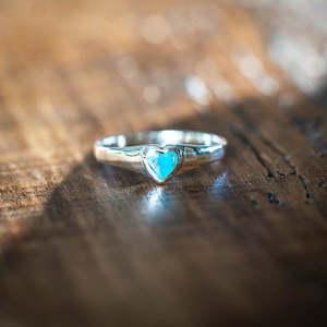 Turquoise: Turquoise Heart Ring