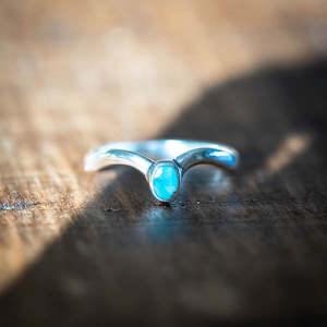Turquoise: Turquoise V Ring