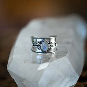 Boho Moonstone Toe Ring