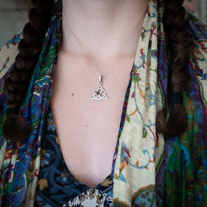 Smoky Quartz: Celtic Smoky Topaz Necklace