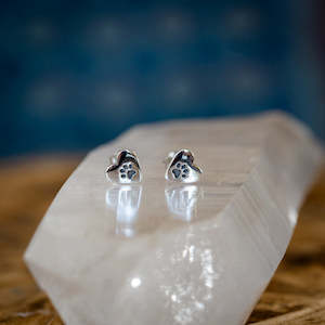 Love: Paw & Heart Studs