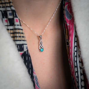 Turquoise: Celtic Turquoise Necklace