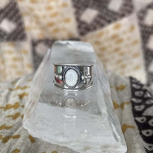 Toe Rings: Moonstone Bali Toe Ring