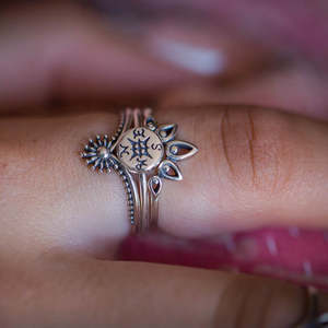 Sale: Silver Compass Ring