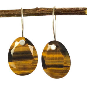 Isla Tigers Eye Earrings