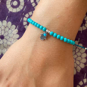 Corded Hamsa Bracelet