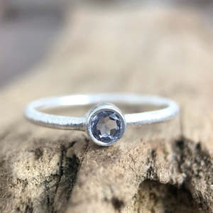 Sale: Iolite Stacker Ring