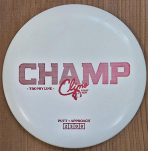 Products: Climo Champ (Trophy Line) First Run Vortica Disc Golf