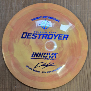Innova Destroyer (Swirly Star) Evelina Salonen Signature LIGHTWEIGHT Vortica Disc Golf