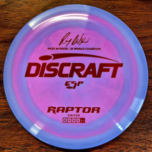 Discraft Raptor (ESP) Ricky Wysocki Signature Series Vortica Disc Golf
