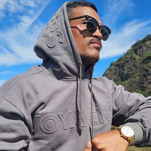 Heavy Oversized Hood Asphalt Grey