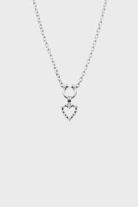 Stolen Girlfriends Club: Punk Jagged Heart Necklace