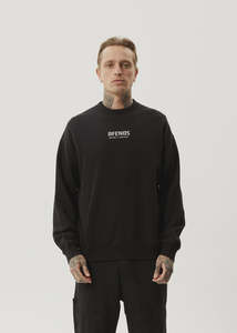 Sweatshirts Hoodies: Questions Crew Neck - Black