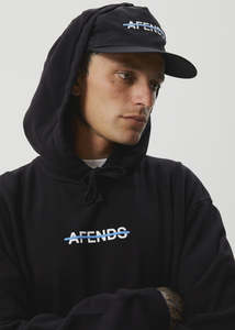 Sweatshirts Hoodies: Liquid Recycled Pull On Hood - Black