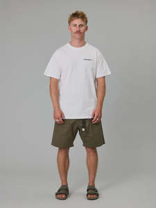 Mens: JA  Fisherman Sea Tee - White