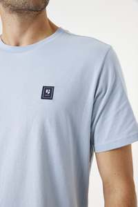 Dusky Blue Back Print tee