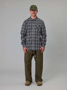 Mens: Boatyard Shirt - Grey Check