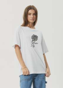 Afends: Patches Oversized Tee - White