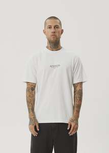 Vinyl Recycled Retro Fit Tee - White