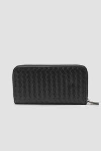 Woven Wallet Large - Black