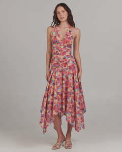 Charlie Holiday: Luisa Midi Dress - Botanica