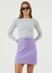 Lula - Hemp Knit Mini Skirt