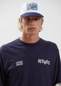 Max Relax - Hemp Retro Fit T-Shirt - Navy