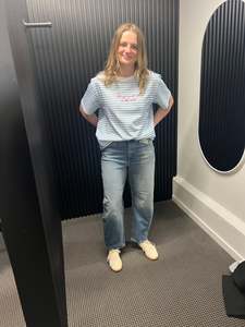 Whats New: Chyla Barrel Jeans  - Medium Used