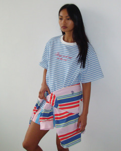 Whats New: Morale T-Shirt -Baby Blue