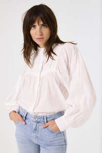 LS Blouse - Off White