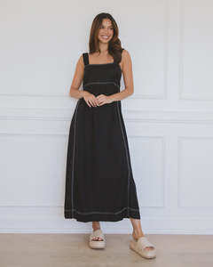 Stitched Maxi - Black